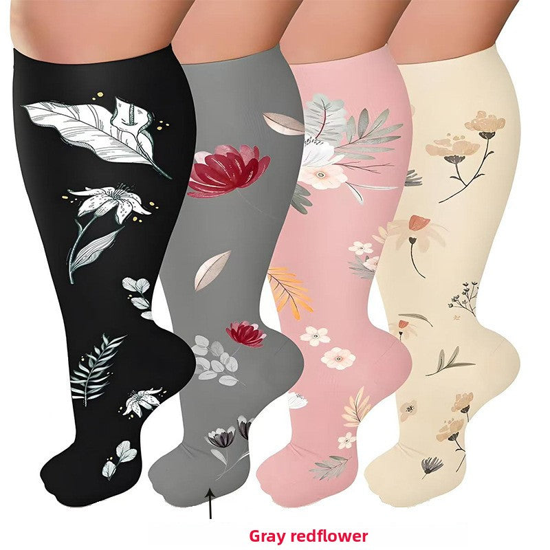Thickened and oversized compression stockings