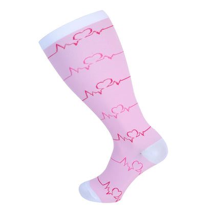 Thickened and oversized compression stockings