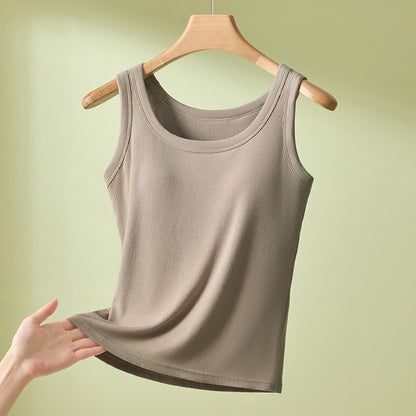 Thickened and oversized women's backless top
