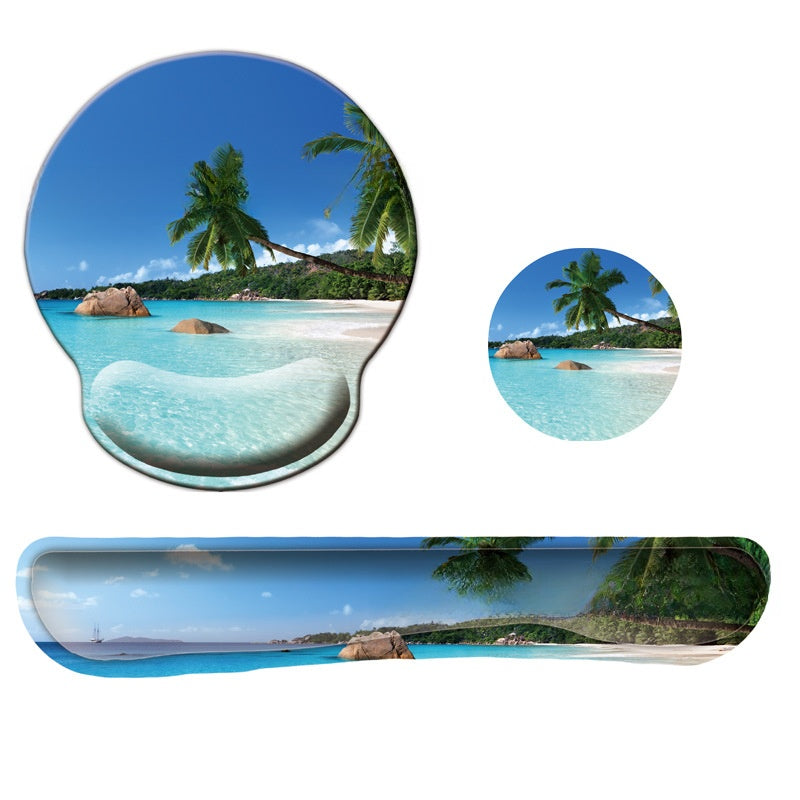 Thickened anti-slip memory foam mouse pad