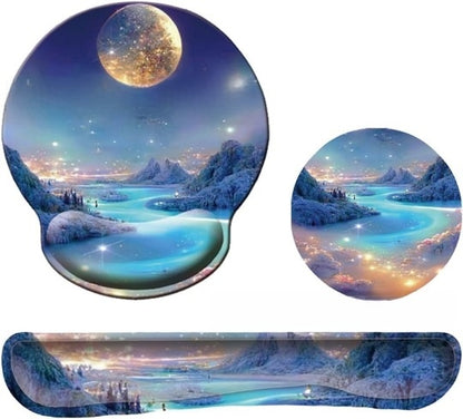 Thickened anti-slip memory foam mouse pad
