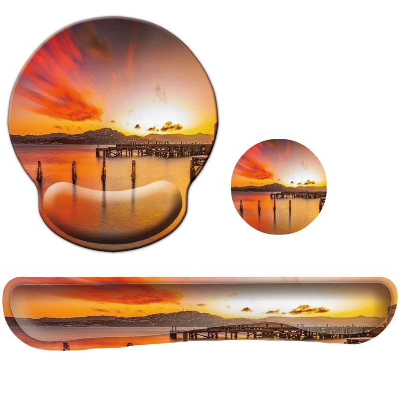 Thickened anti-slip memory foam mouse pad