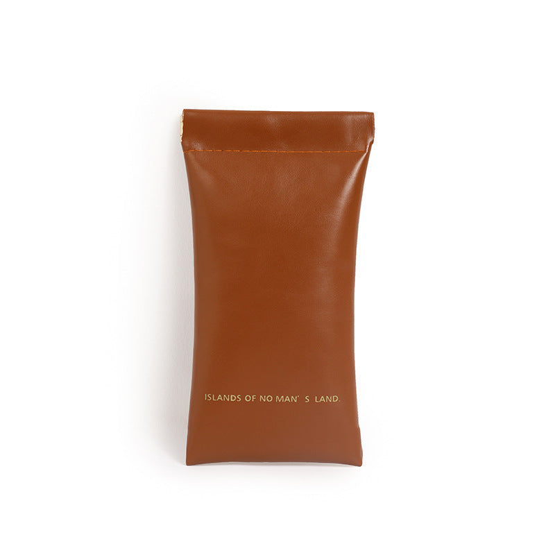 Thickened automatic closed PU cosmetic bag