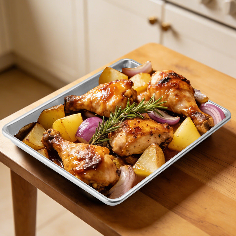 Thickened baking pan