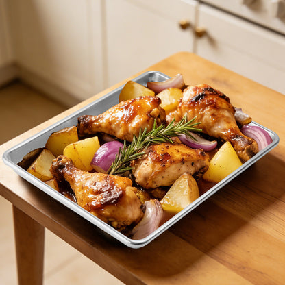 Thickened baking pan