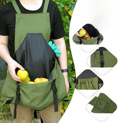 Thickened Canvas Work Apron with Large Pockets