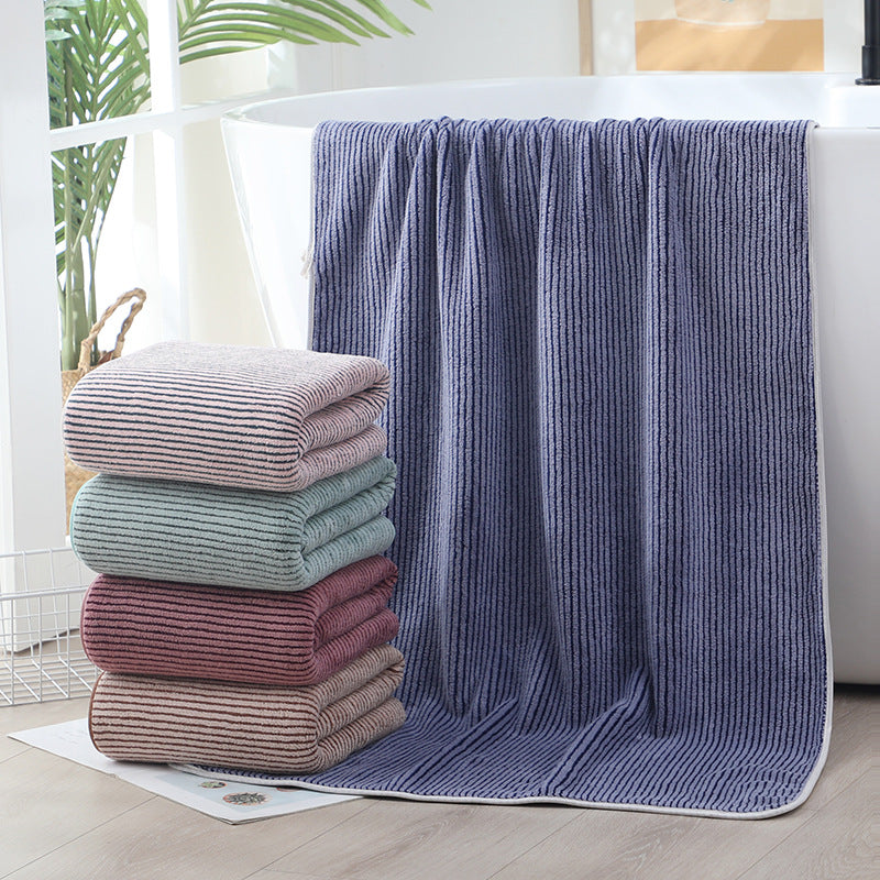 Thickened coral fleece bath towel