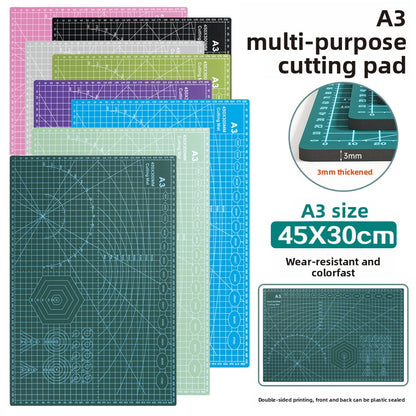 Thickened cutting pad