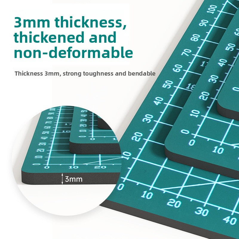 Thickened cutting pad