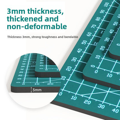 Thickened cutting pad