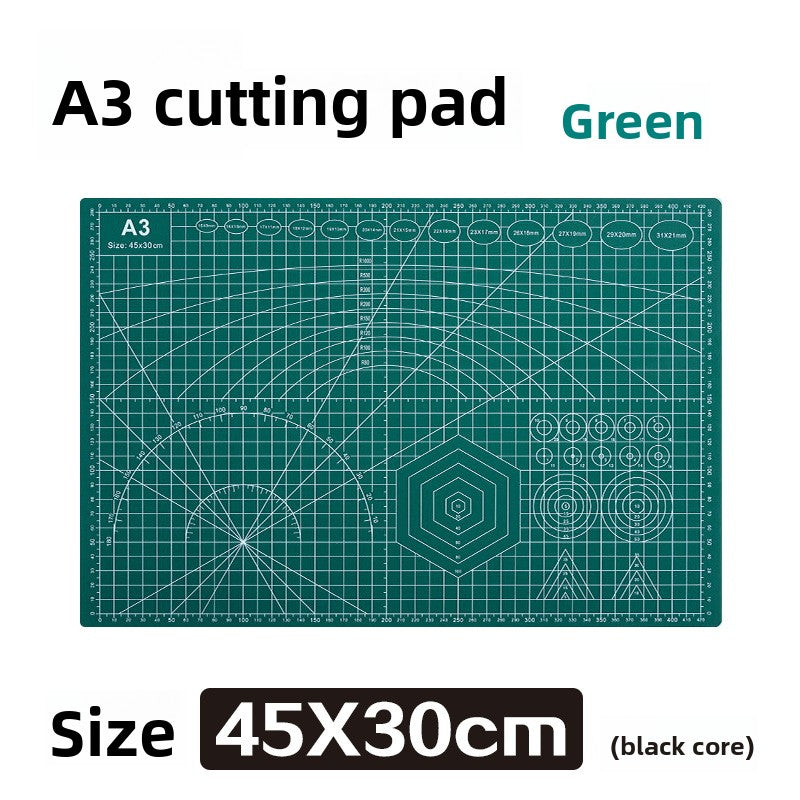 Thickened cutting pad