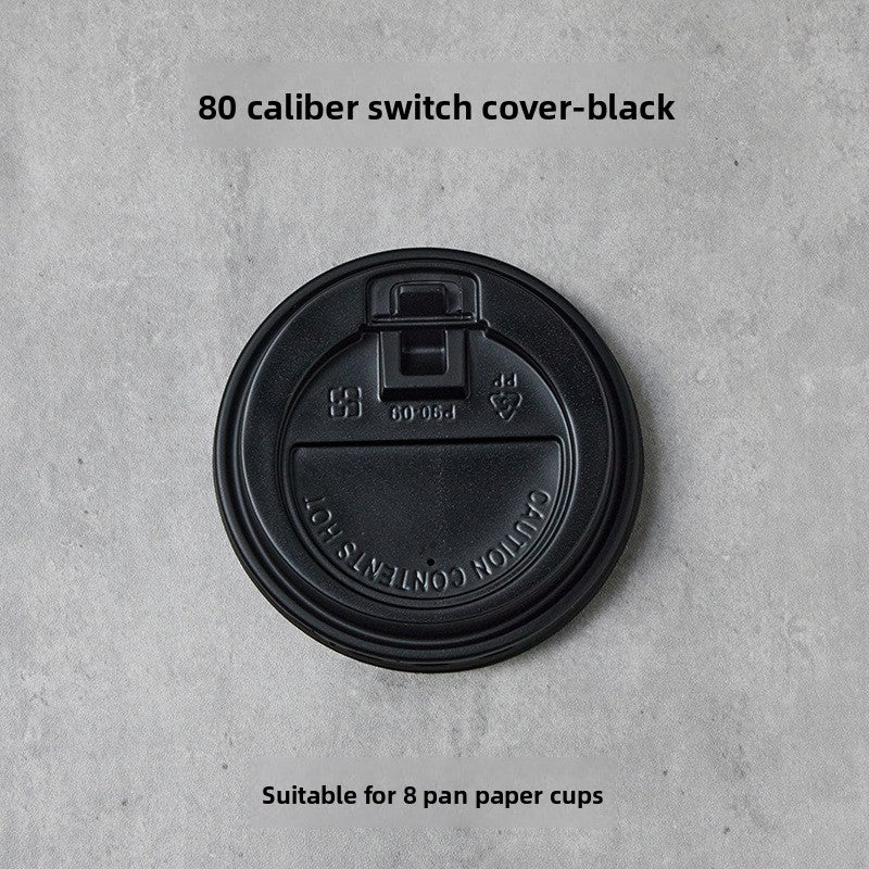 Thickened double-layer heat-resistant hot drink cup with lid