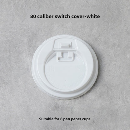 Thickened double-layer heat-resistant hot drink cup with lid