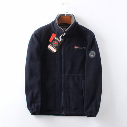 Thickened double-sided fleece coat with added insulation