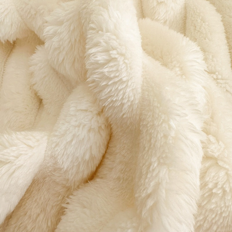 Thickened flannel blanket