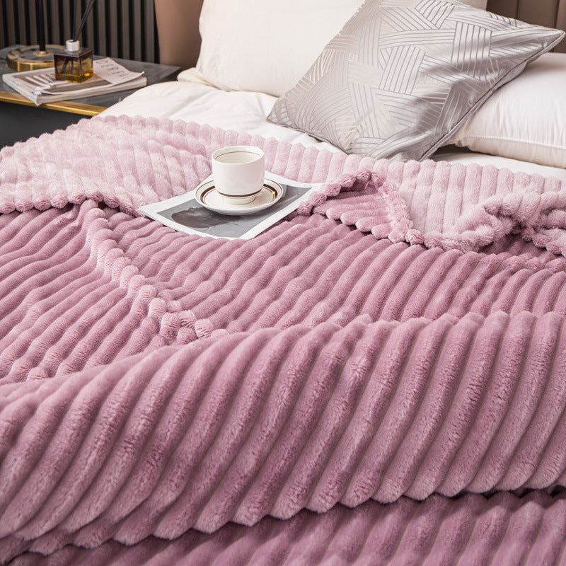 Thickened flannel blanket