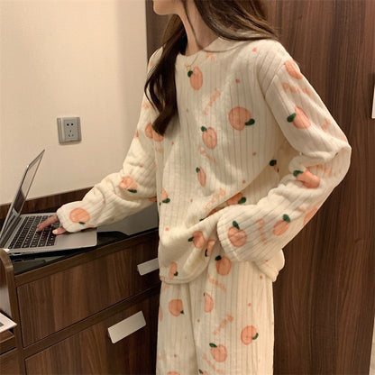 Thickened Flannel Homewear