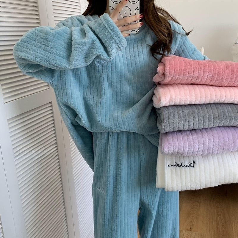 Thickened Flannel Homewear
