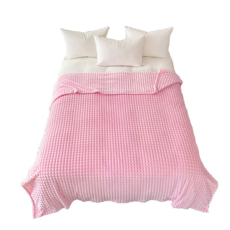 Thickened Flannel Plaid Blanket