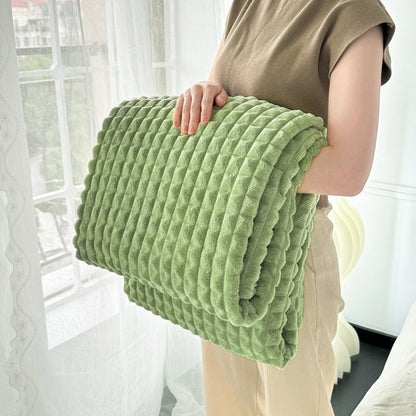Thickened Flannel Plaid Blanket