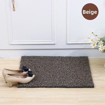 Thickened free-cut silk ring floor mat