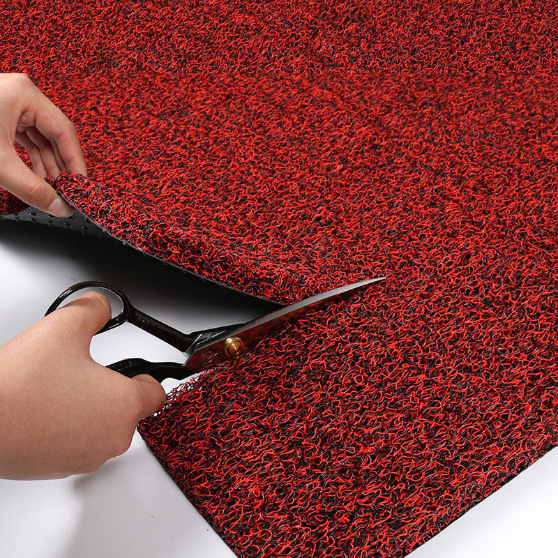 Thickened free-cut silk ring floor mat