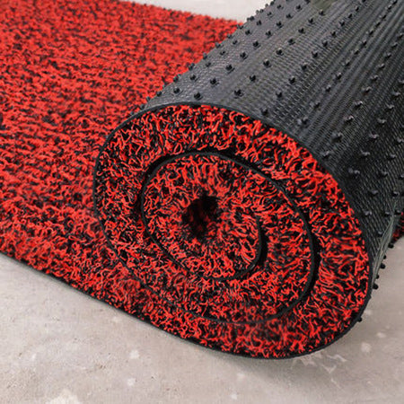 Thickened free-cut silk ring floor mat