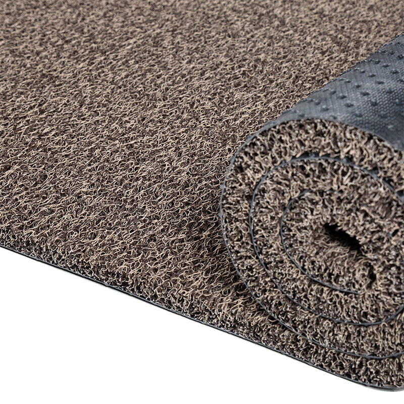Thickened free-cut silk ring floor mat