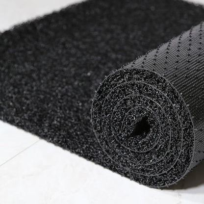 Thickened free-cut silk ring floor mat