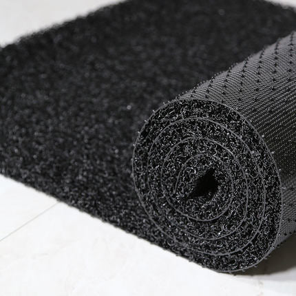 Thickened free-cut silk ring floor mat