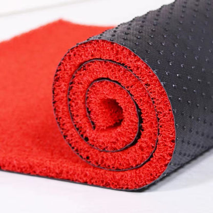 Thickened free-cut silk ring floor mat