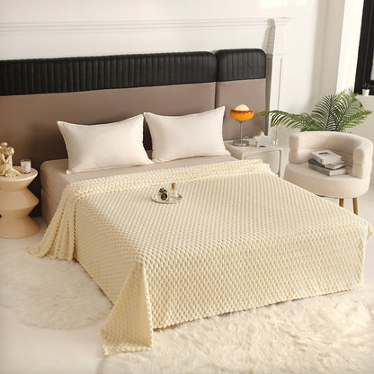 Thickened Golden Beetle Fleece Blanket