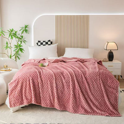 Thickened Golden Beetle Fleece Blanket