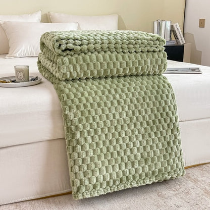 Thickened Golden Beetle Fleece Blanket