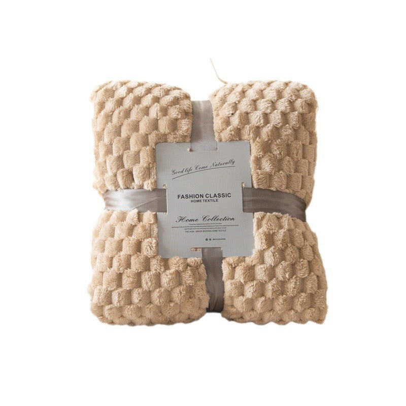 Thickened Golden Beetle Fleece Blanket