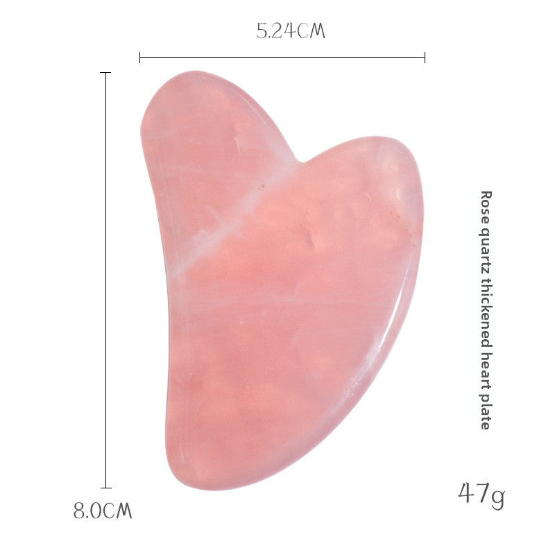 Thickened heart-shaped board gua sha board