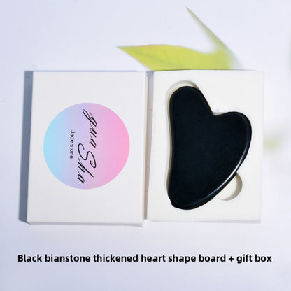 Thickened heart-shaped board gua sha board