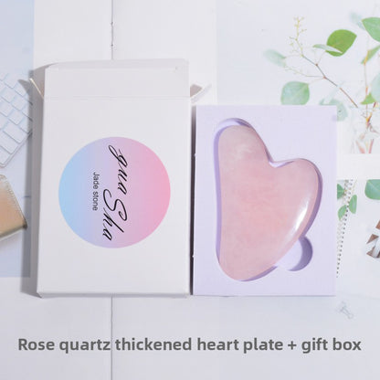 Thickened heart-shaped board gua sha board