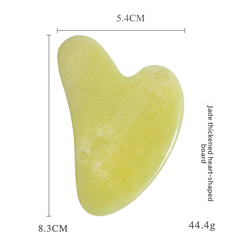 Thickened heart-shaped board gua sha board