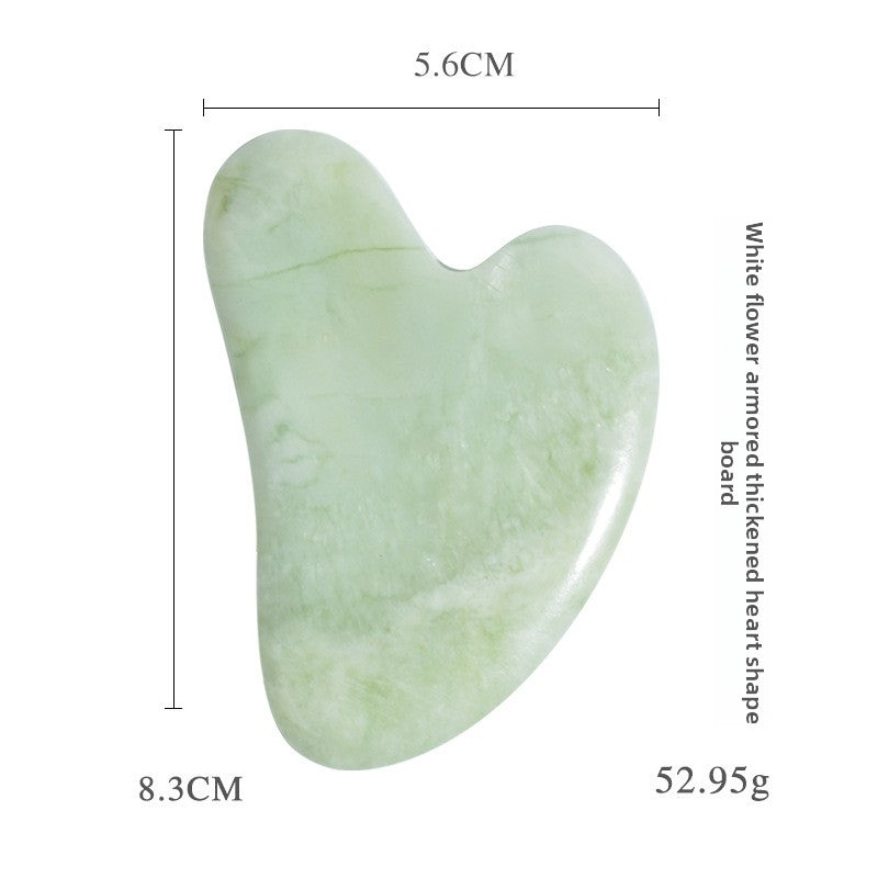 Thickened heart-shaped board gua sha board