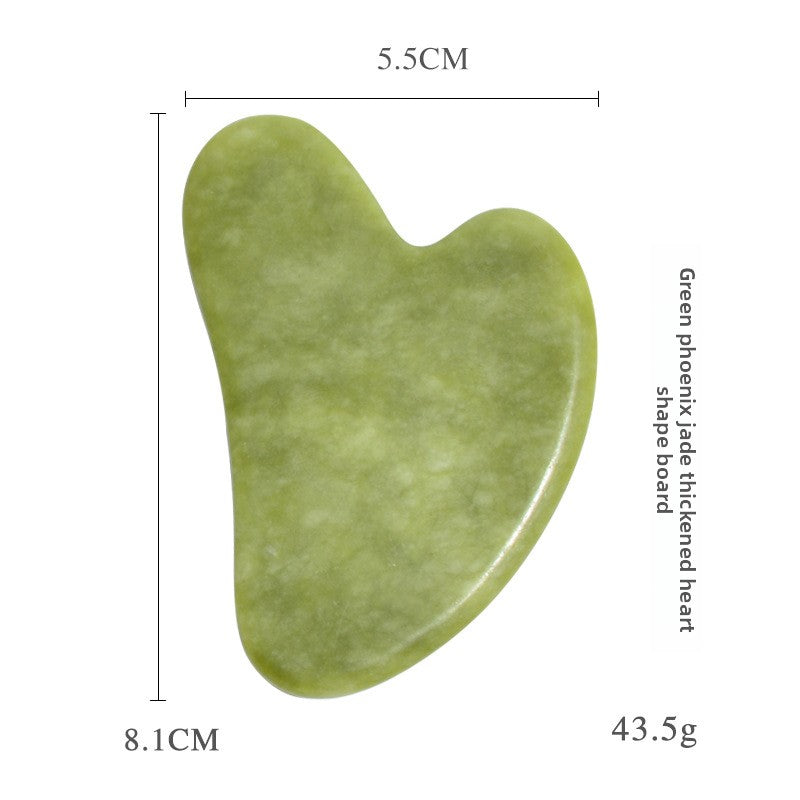 Thickened heart-shaped board gua sha board