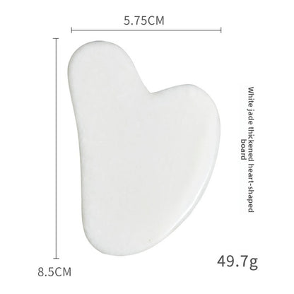 Thickened heart-shaped board gua sha board