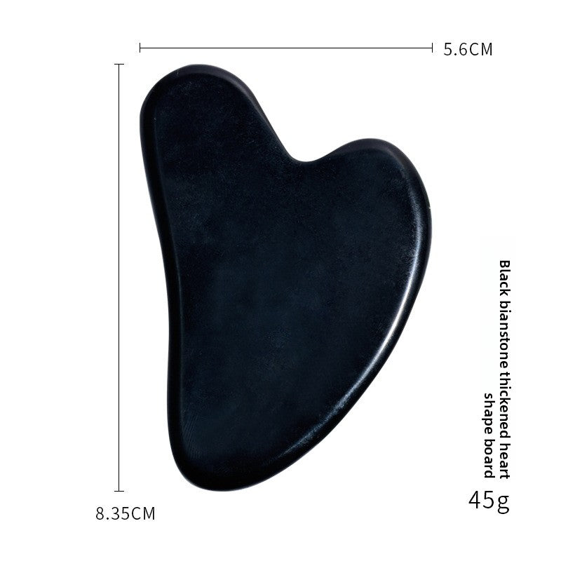 Thickened heart-shaped board gua sha board