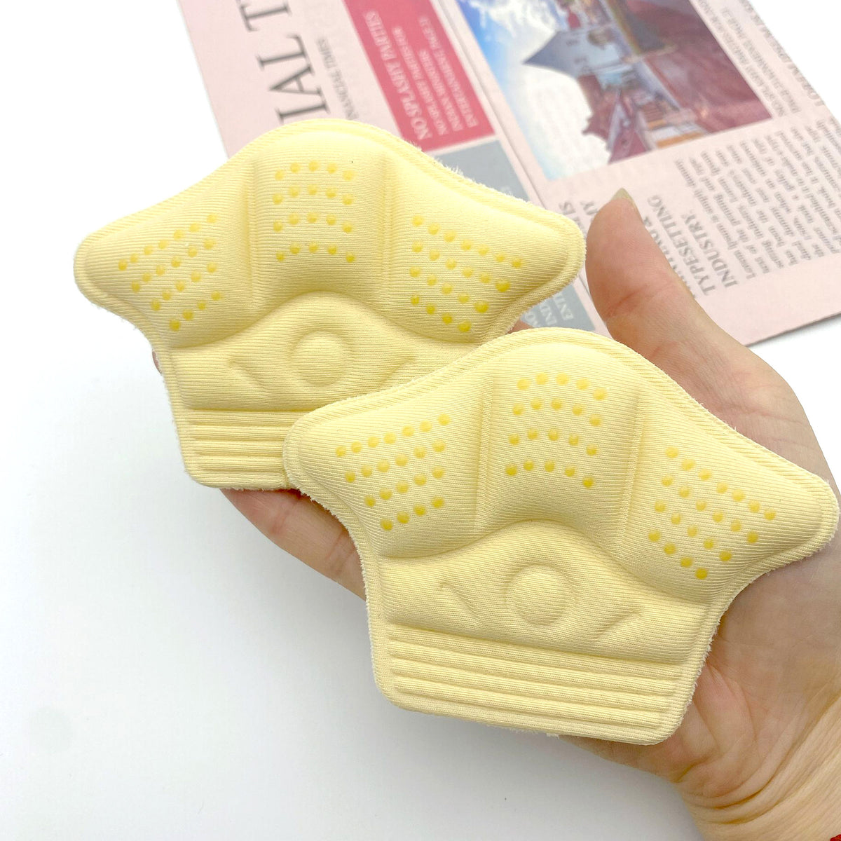 Thickened heel pads