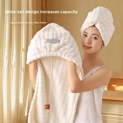 Thickened home hair drying cap
