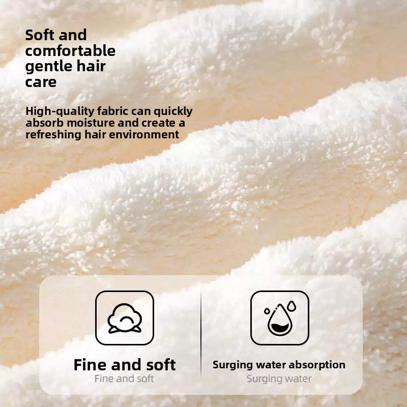 Thickened home hair drying cap