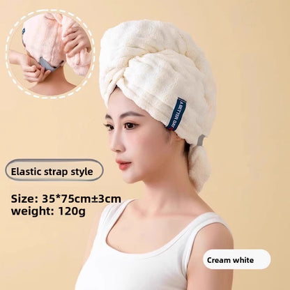 Thickened home hair drying cap