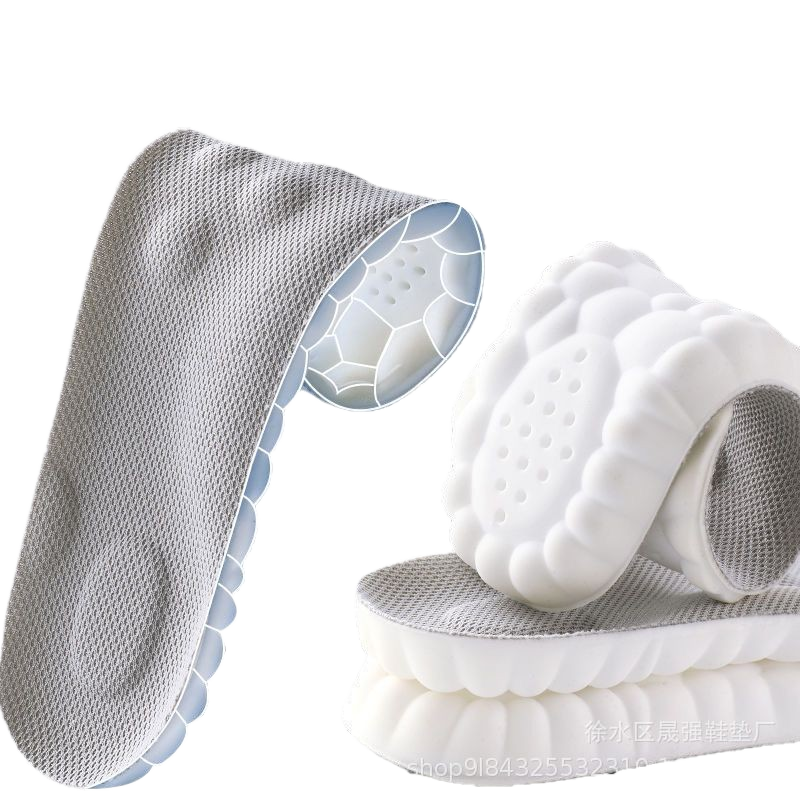 Thickened massage insoles for long standing without fatigue