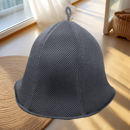 Thickened Mesh Sauna Hat,