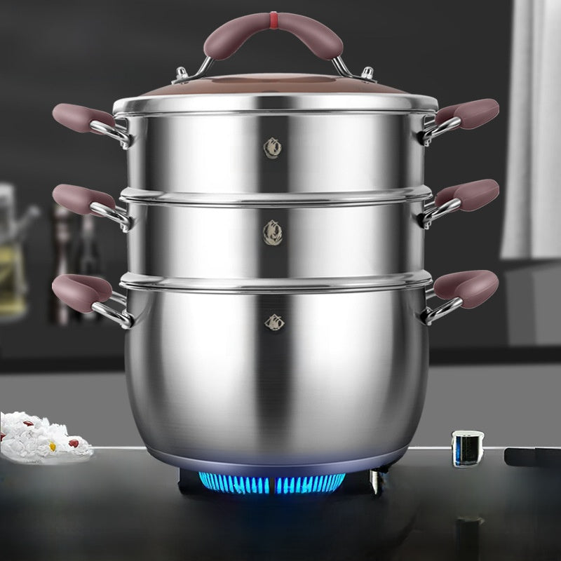 Thickened multi-layer steamer